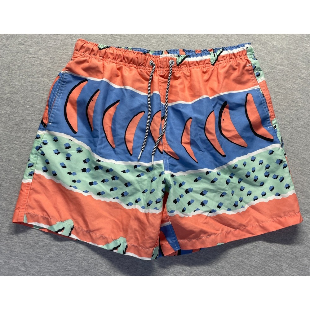 Boardies Apparel Fresh Prince Swim Trunks Shorts Mens Large Multicolor Geometric